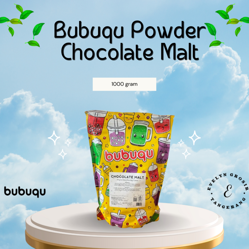 

Bubuqu Powder Drink Chocolate Malt - Bubuk Minuman Cokelat Malt 1 Kg