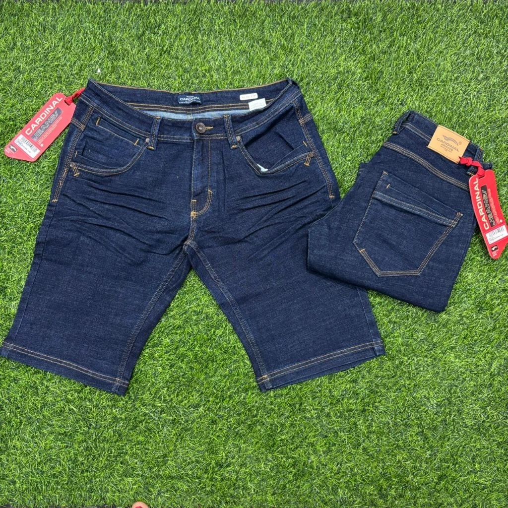 CELANA JEANS CARDINAL  ORIGINAL CELANA PENDEK 45 RIBU CARDINAL STRETCH SLIM FIT CELANA PENDEK COWOK 