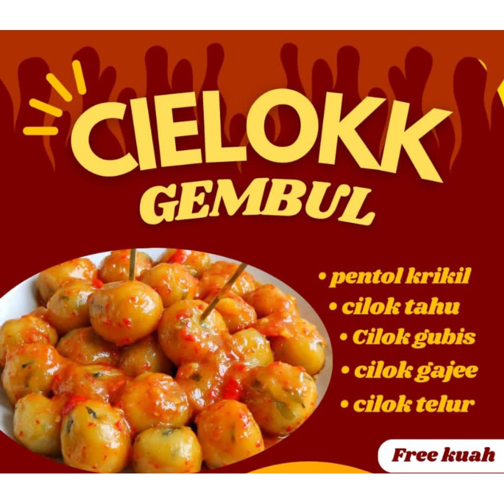 

Cilok isi gajih sapi // cilok Aci 25biji per bungkus ukuran sedang/tanggung