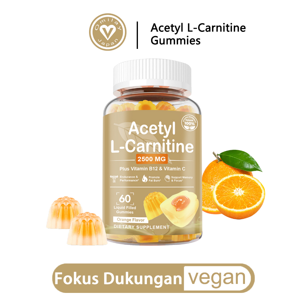 Omilay Acetyl L Carnitine Gummy Fat Burner Increase Performance Slimming L Carnitine Gummy