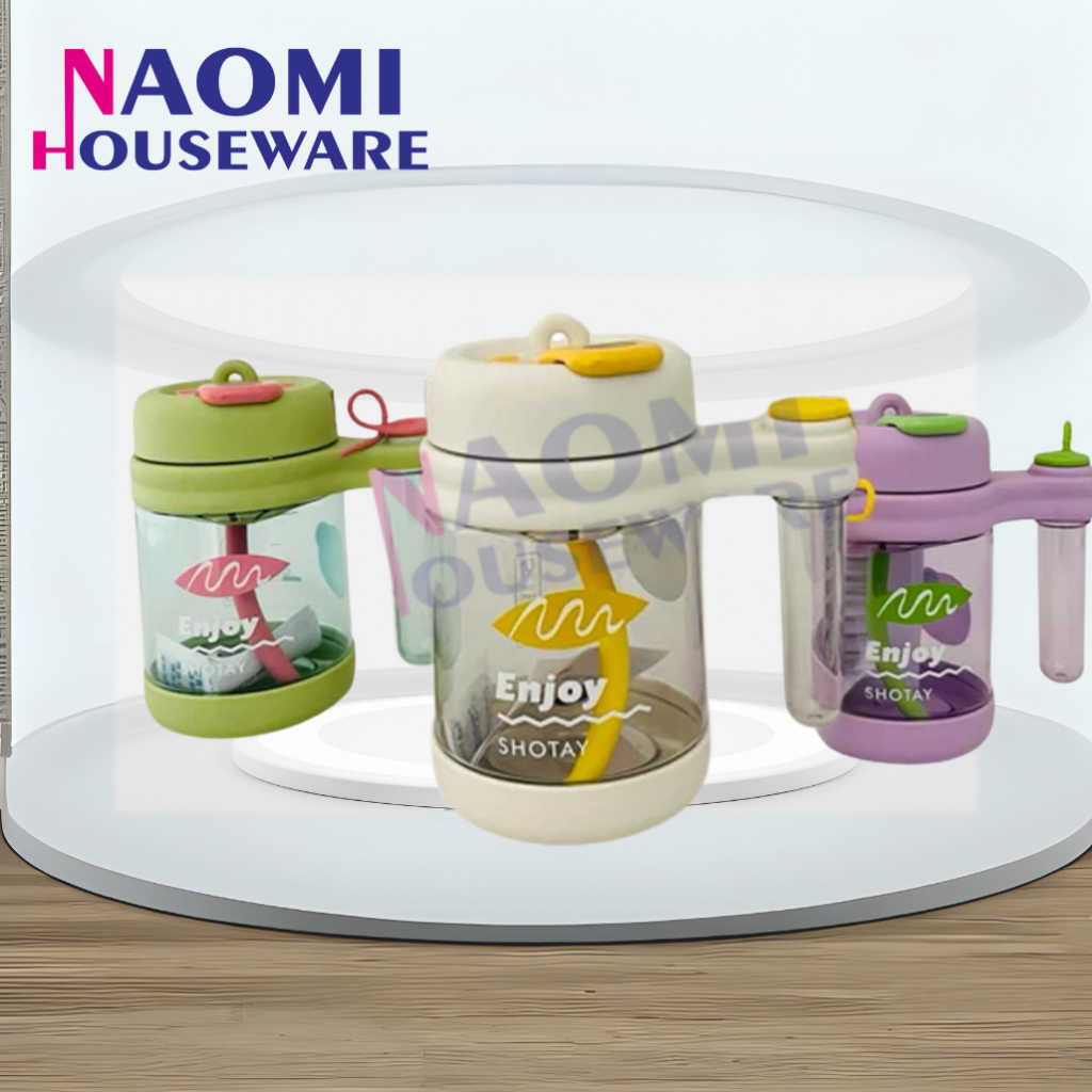 SHOTAY Gelas Mug Tritan 2 in 1 BPA Free 600ML