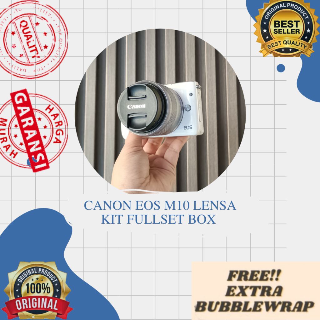 CANON M10 LENSA KIT FULLSET BOX