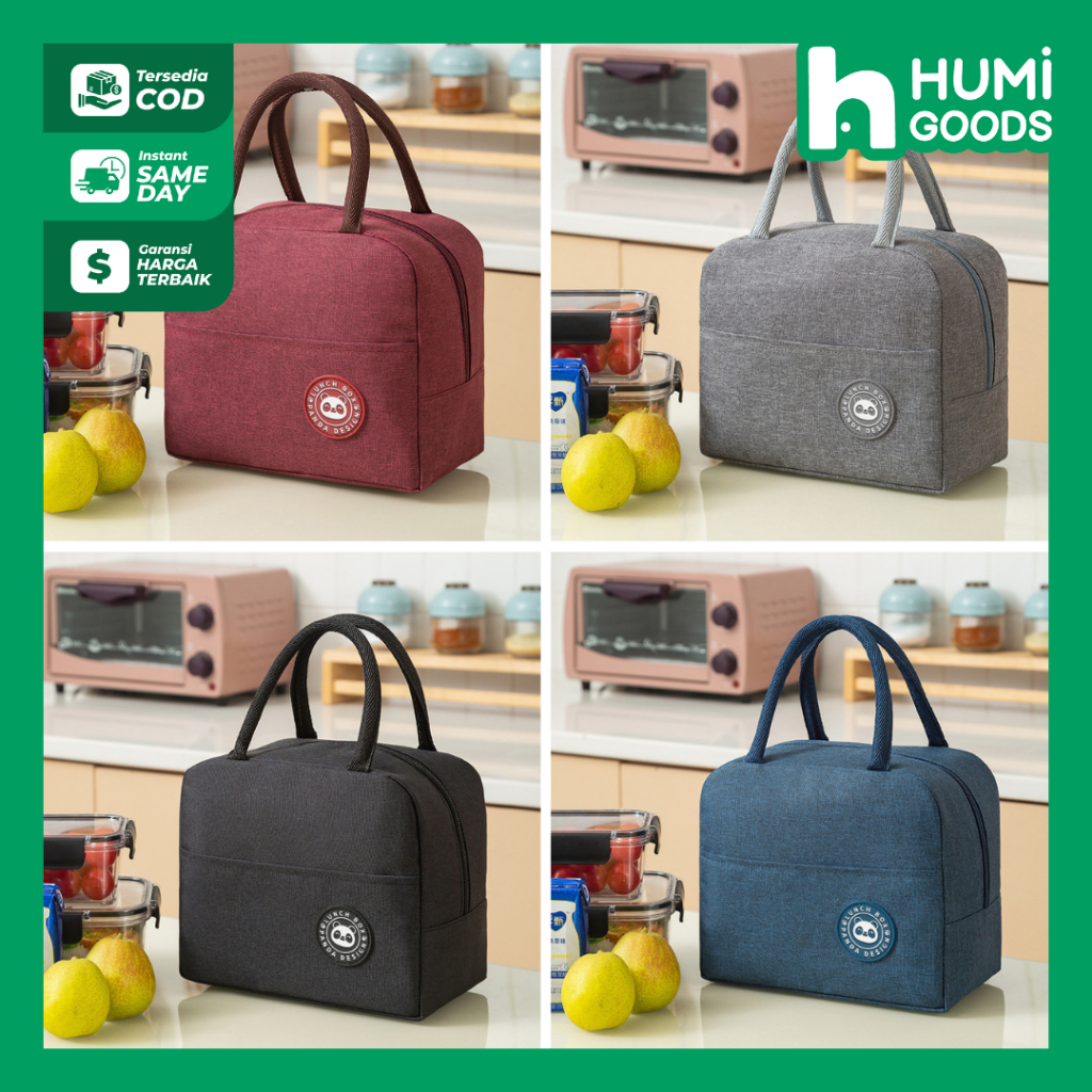 Tas Bekal Thermal Beruang Space Besar Travel Friendly / Lunch Bento Bag High Quality Water-Proof