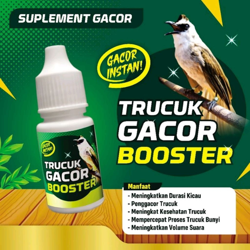 TRUCUK GACOR BOOSTER VITAMIN BURUNG TRUCUK KUTILANG DOPING TRUCUK KUTILANG satu botol