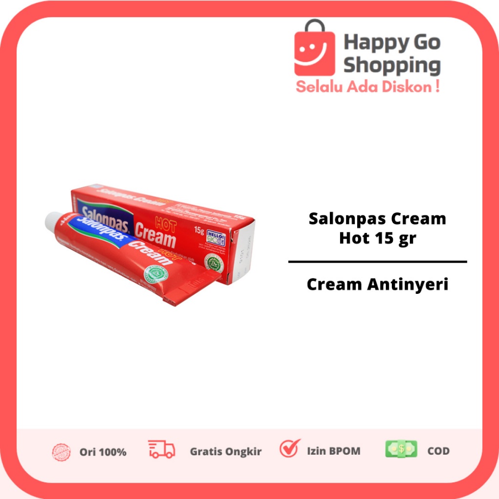 Salonpas Cream Hot 15 gr