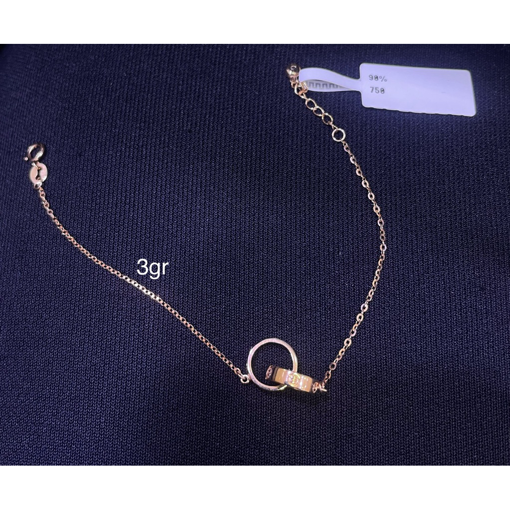 gelang rantai italy cartier 750%