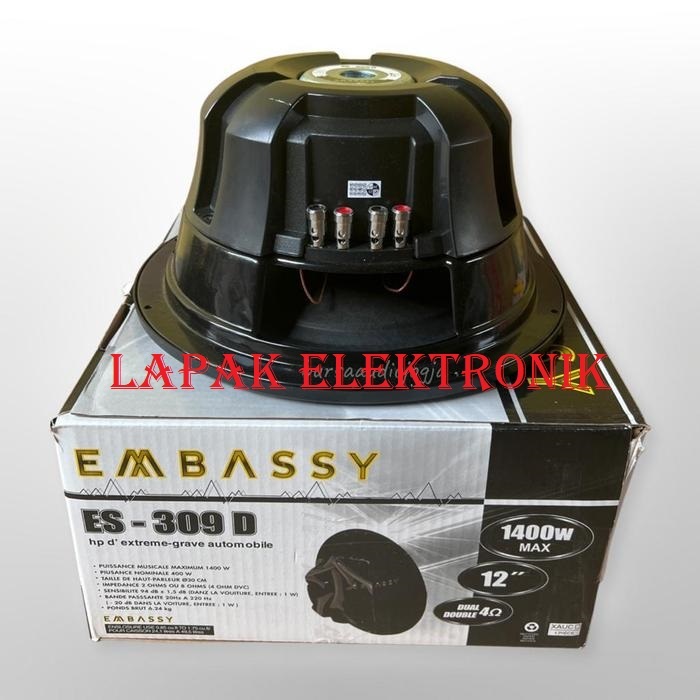 Speaker Embassy ES 309D Original Subwoofer Embassy ES 309 D | LAPAK ELEKTRONIK