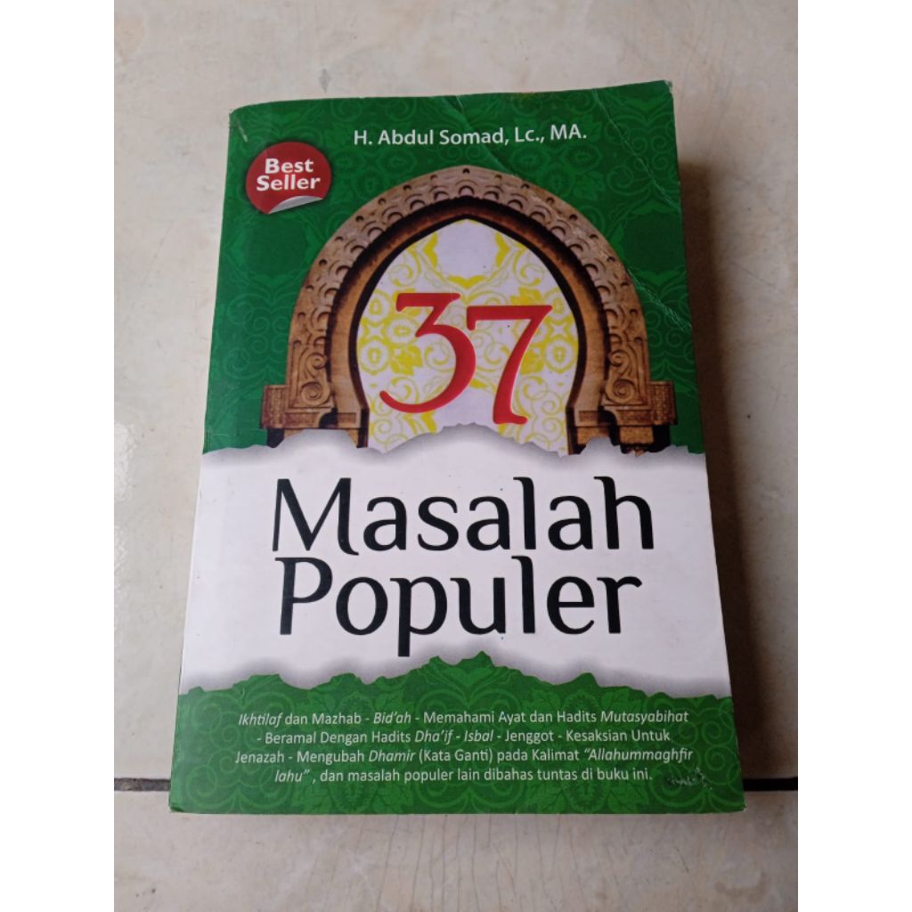 Buku 37 Masalah Populer H Abdul Somad Lc Ma
