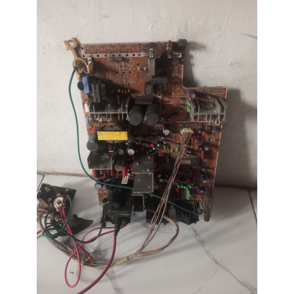 mesin tv samsung slim 29 in  ori cabutan dr unit tv normal