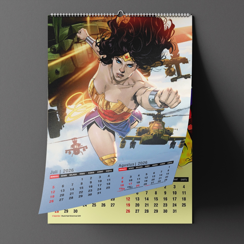 

Kalender Dinding 2026 Wonder Woman (preorder)