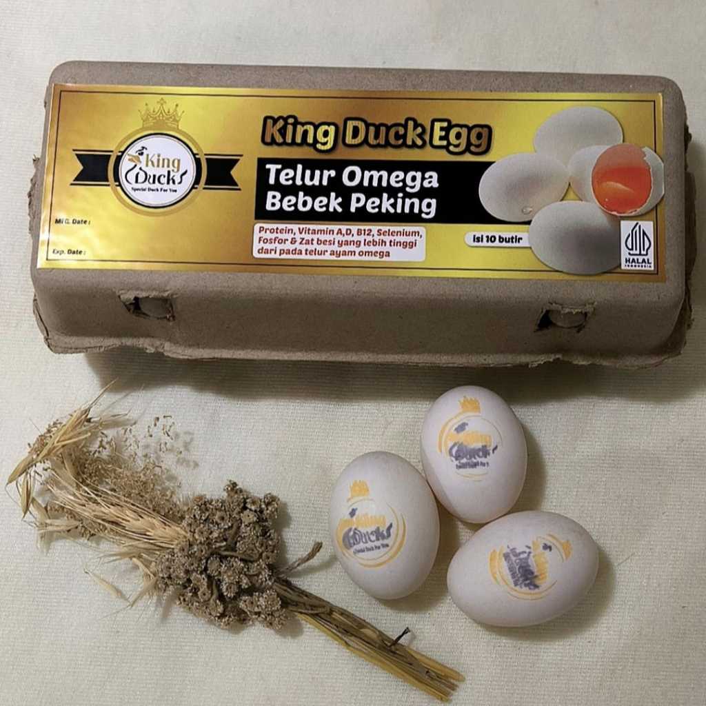 TELUR BEBEK PEKING OMEGA KING DUCK (TELUR ASIN)