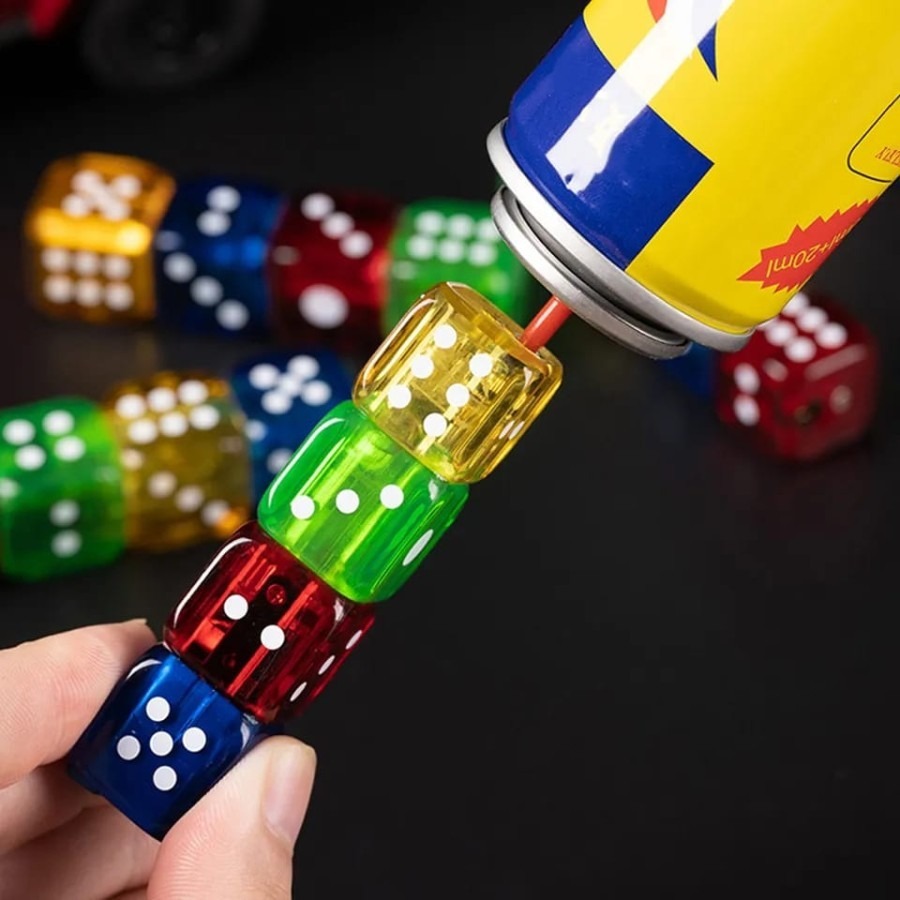 Korek Api Bara Gas Dadu Ludo Lighter LED AW-761 2227 Ada Lampu