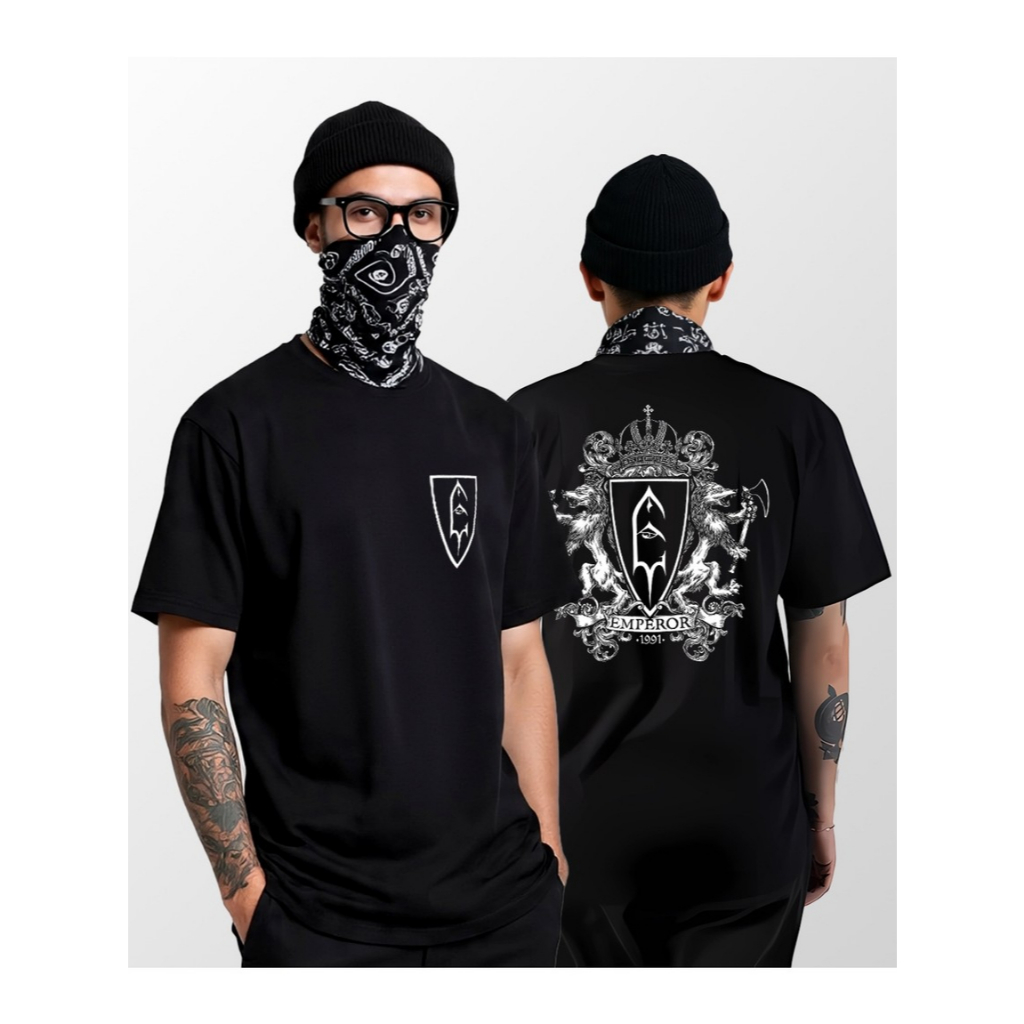 Emperor Band Merch Tshirt Cotton Kaos Band Bahan Katun