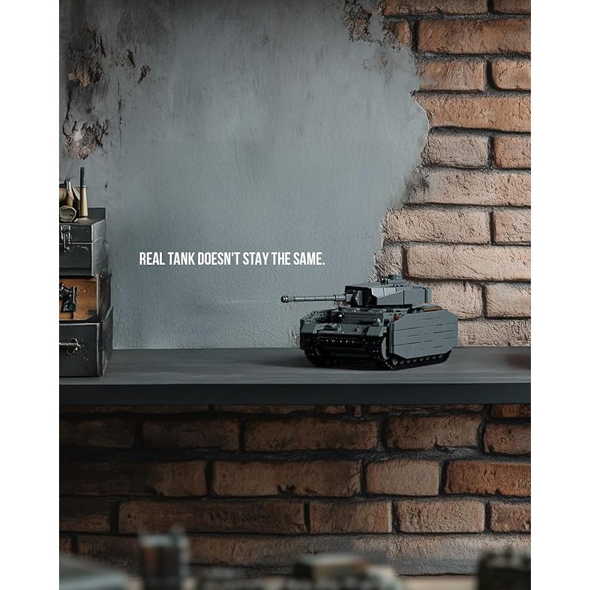 Nifeliz Panzer IV G Military Tank Building Set for Adults