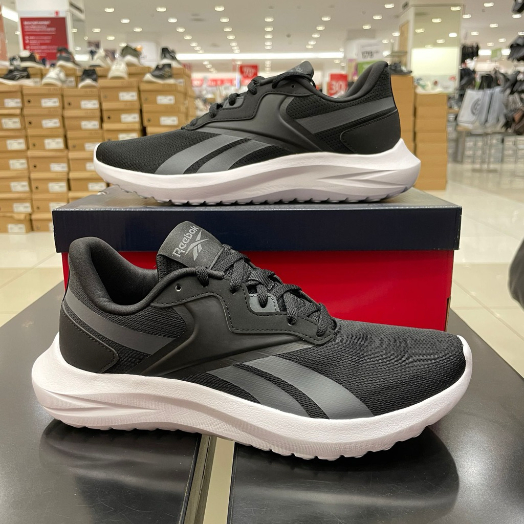 REEBOK ENERGEN LUX MEN'S RUNNING SHOES BLACK & WHITE