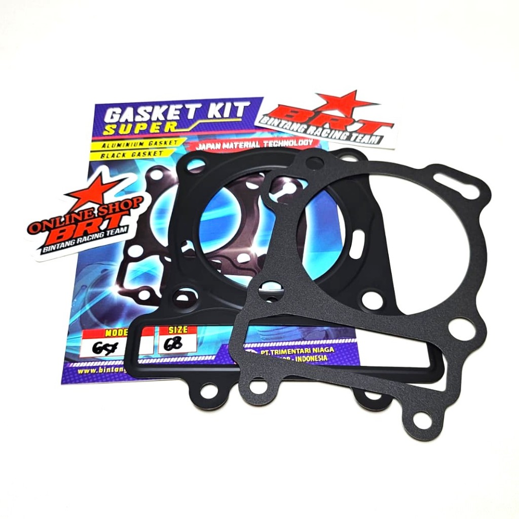 GASKET CERAMIC BRT PAKING BLOK & HEAD 68mm GSX 150 SATRIA FU FI 150 Injeksi Gasket 68 mm GSX150 SATR