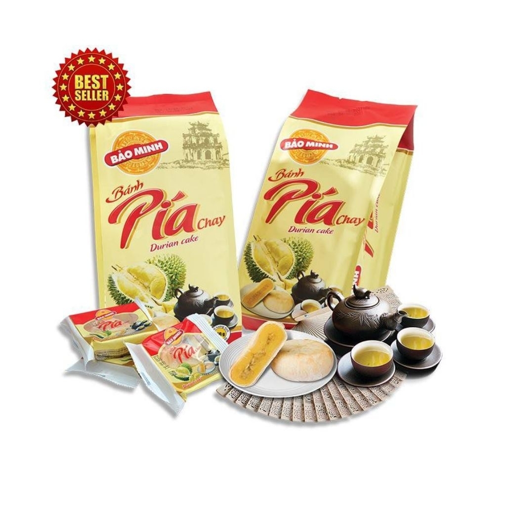Pia Durian Vietnam Banh Pia Chay Halal 300g / Makanan Khas Vietnam