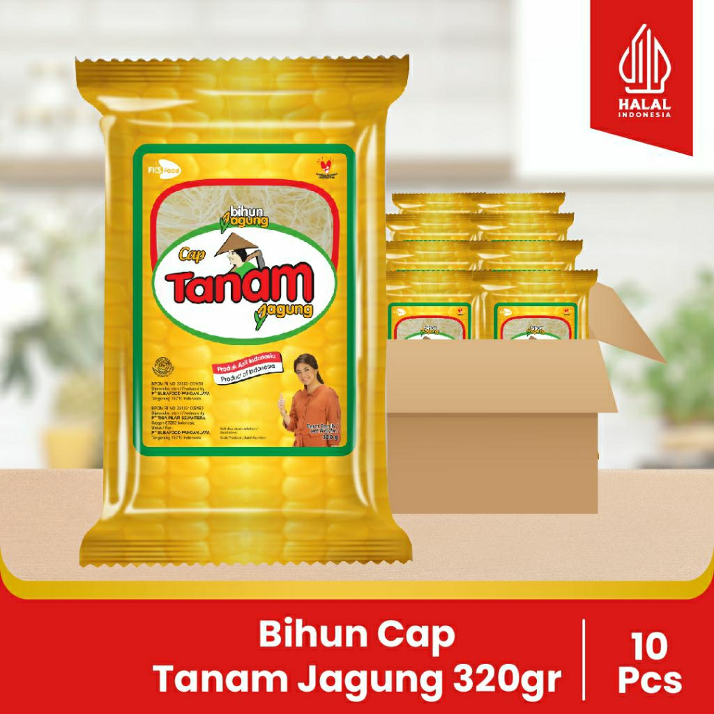 

bihun cap tanam jagung 1bal 10 pcs