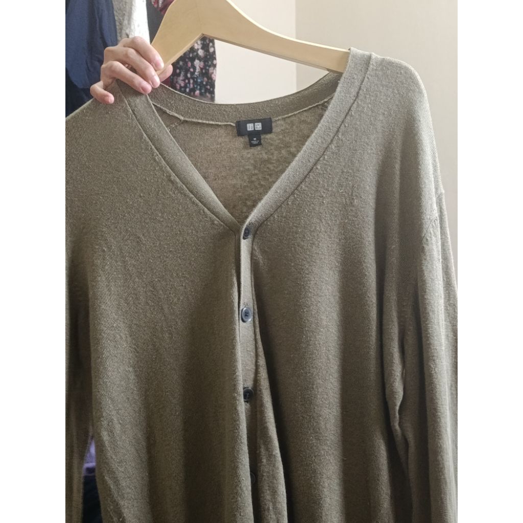 Uni Cardigan Green