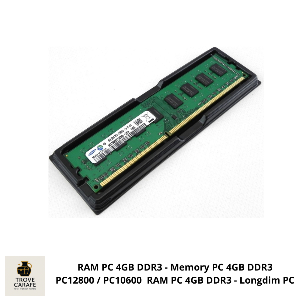 RAM PC 4GB DDR3 - Memory PC 4GB DDR3 PC12800 / PC10600 RAM PC 4GB DDR3 - Longdim PC