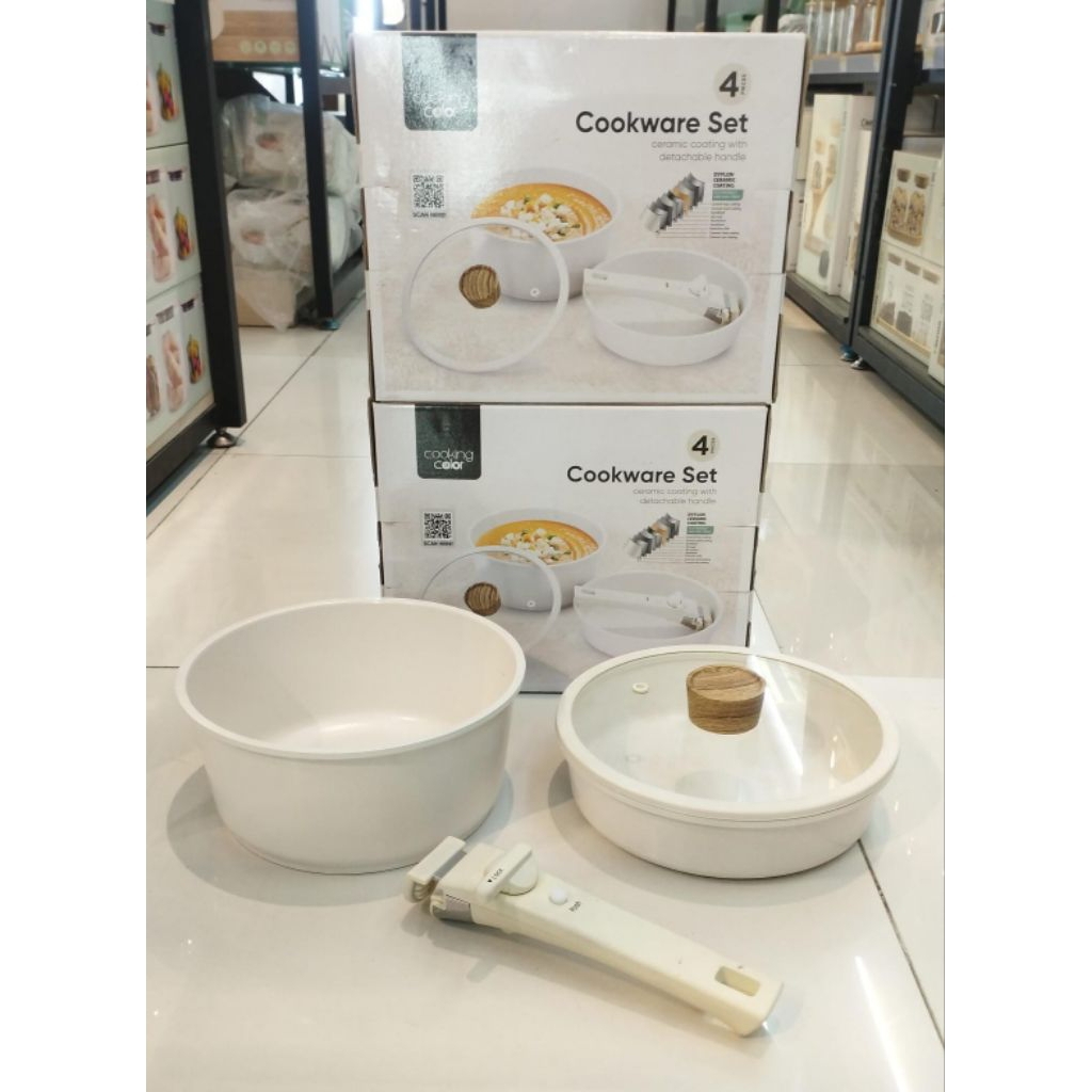 Informa cookware set panci yoora putih aesthetic