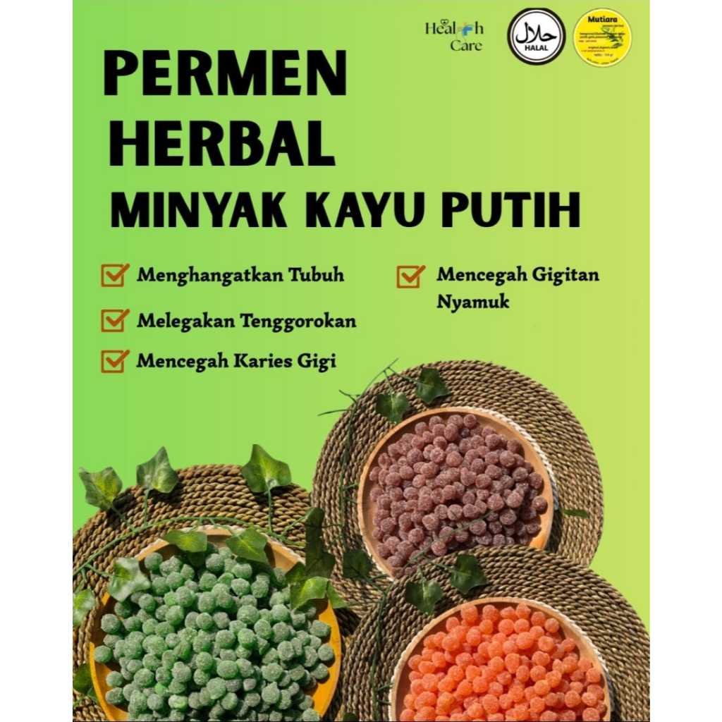 Permen Minyak Kayu Putih Mint Strong 500gr Permen Jahe & Permen asam jawa