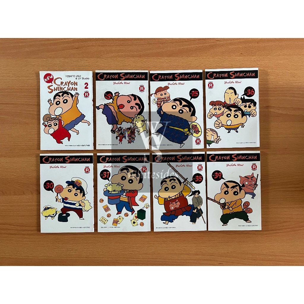 Shinchan Comic Set - Shinchan Buku CD DVD Album Book Comic Komik Komik Novel Buku Comic The Last Str