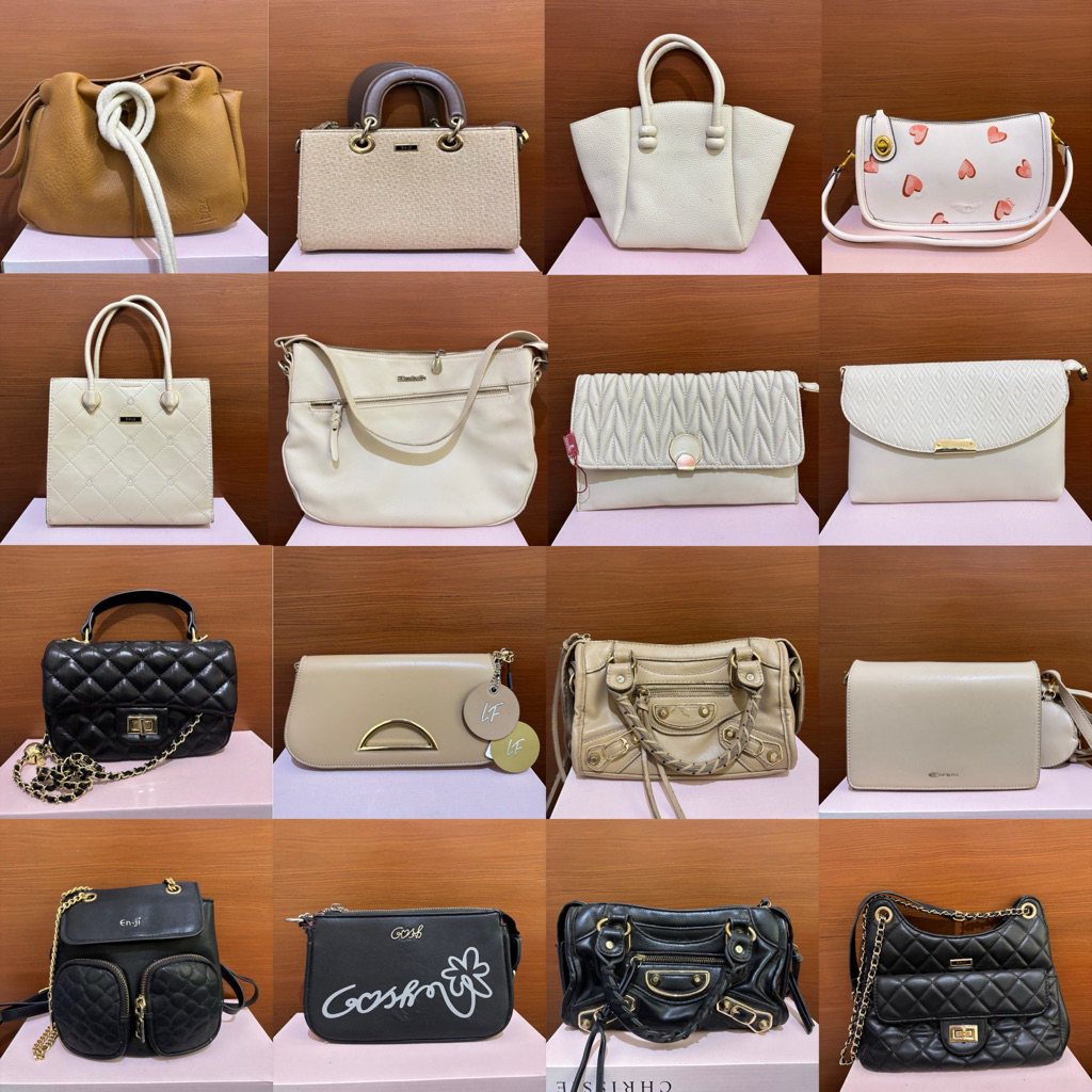 SALE JUAL RUGI PRELOVED TAS ELIZABETH GOSH BELLEZA ENJI LESFEMMES NUBUKBAG DLL