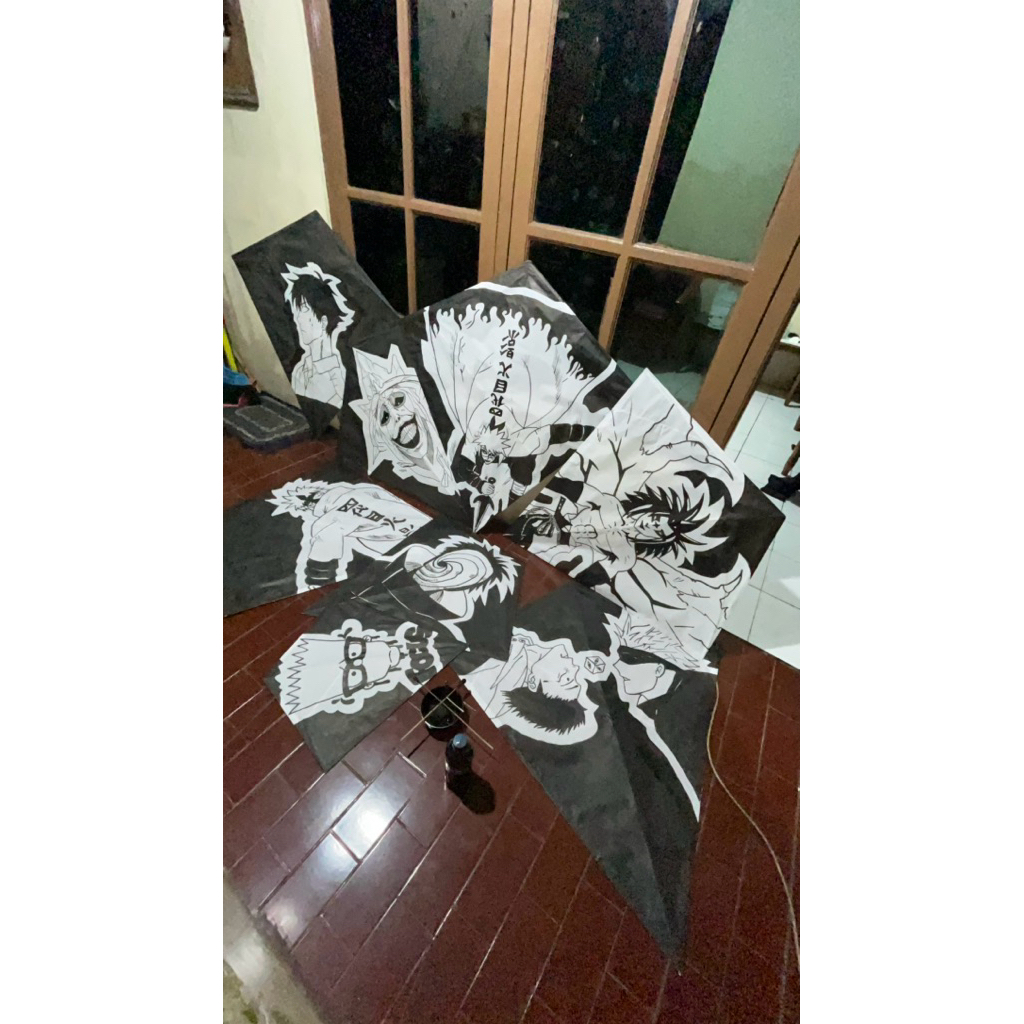 layangan bomber ukuran 1 meter