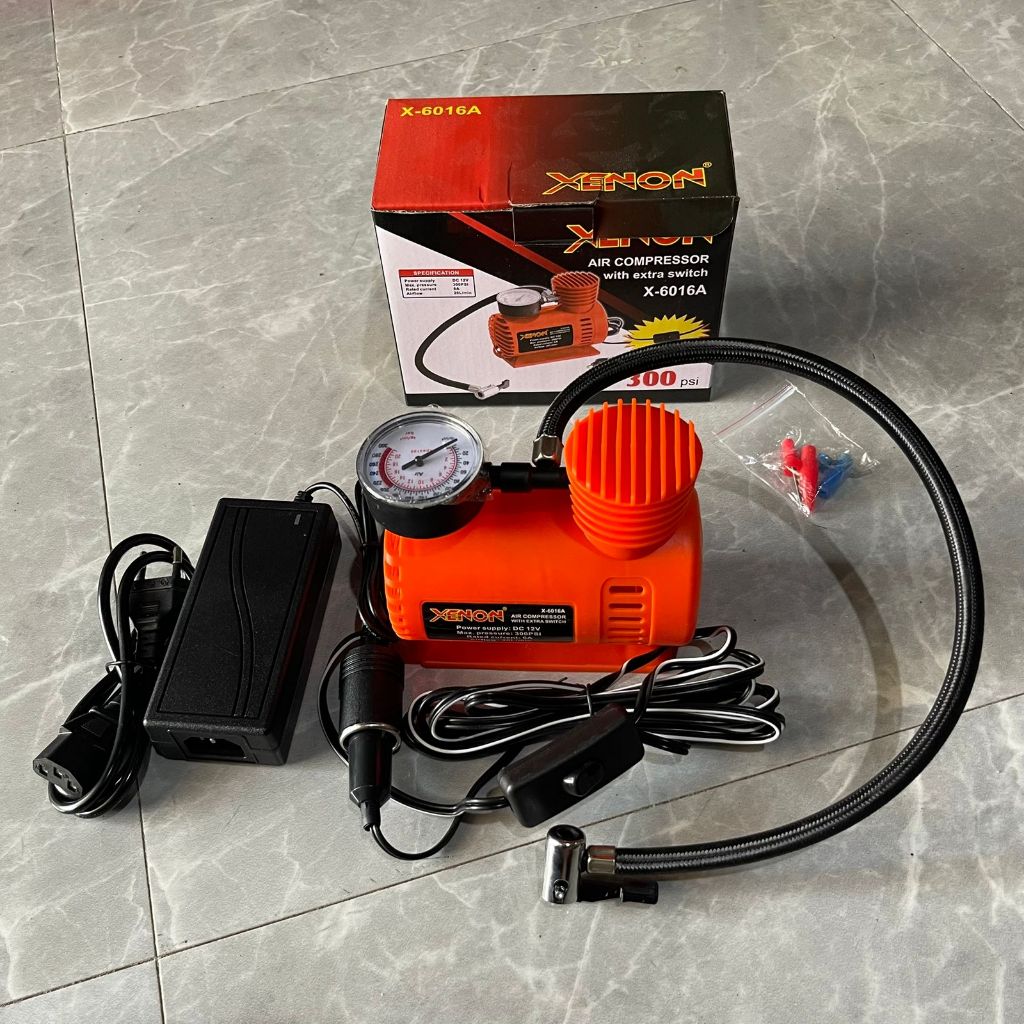 Pompa angin Ban motor Mobil electrik otomatis mini Portable xenon kompresor mini roda mobil Pompa Mo