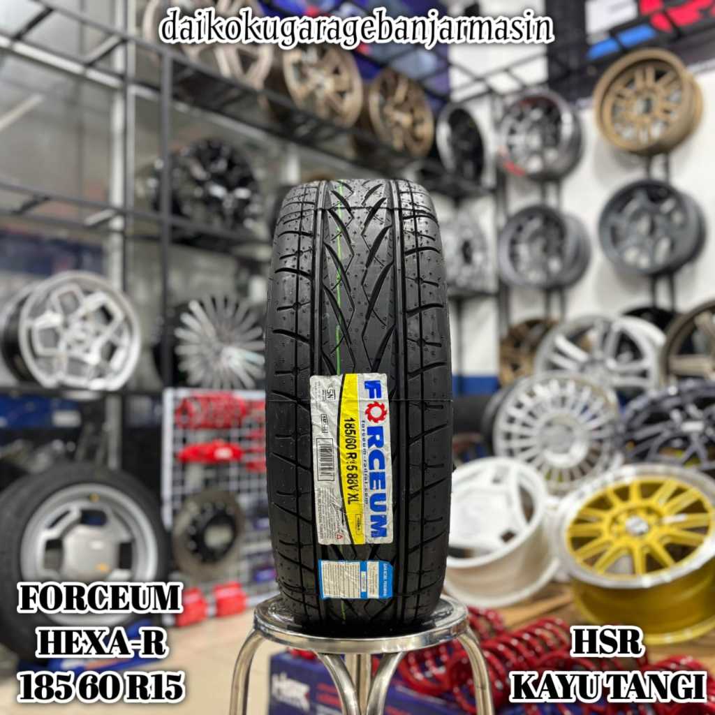 Ban Mobil Standar Calya,Brio,Jazz,Yaris FORCEUM HEXA-R 185 60 Ring 15 Tubles Murah dan Awet