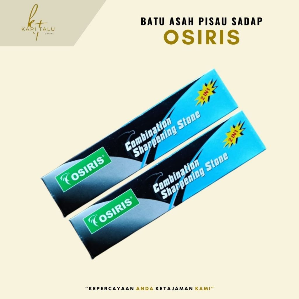 [Kapitalustore] OSIRIS Batu Asahan Pisau Sadap Karet Osiris