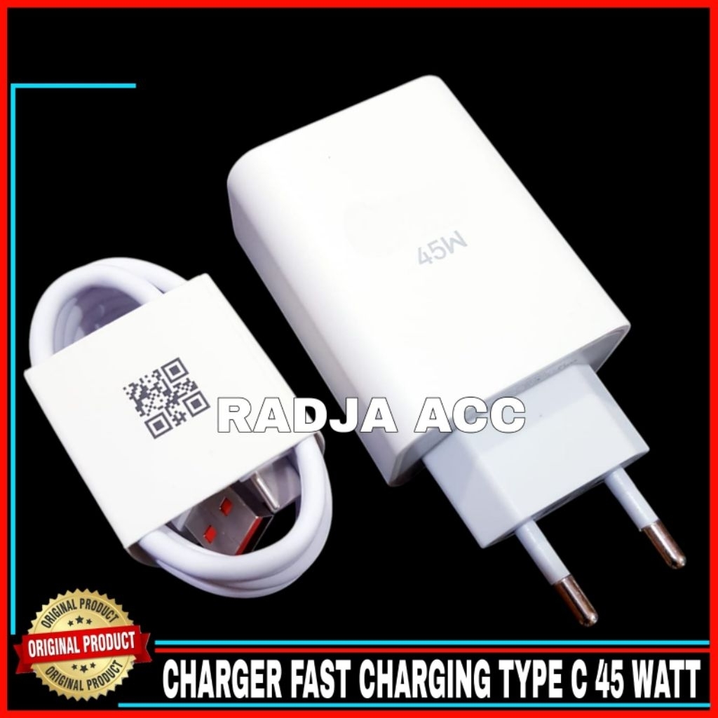 CHARGER INFINIX GT 10 PRO GT 20 PRO GT 30 PRO ORIGINAL FAST CHARGING TYPE C 45 WATT