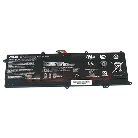 Baterai Laptop Asus X201E X201 S200E C21-X202