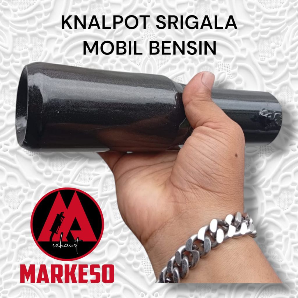 Knalpot srigla mobil bensin