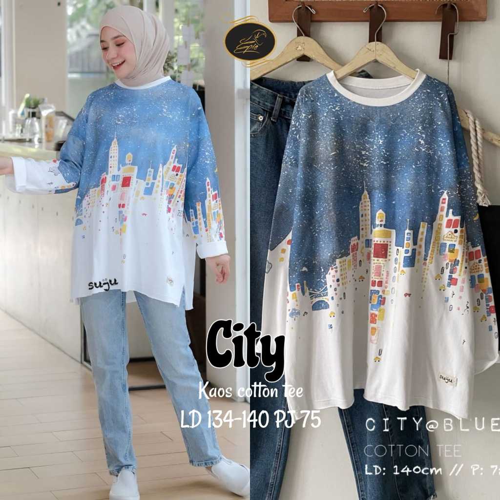 KAOS OVERSIZE WANITA LENGAN PANJANG KEKINIAN KOERAN STYLE BAJU ATASAN WANITA KAOS JUMBO VIRAL LENGAN