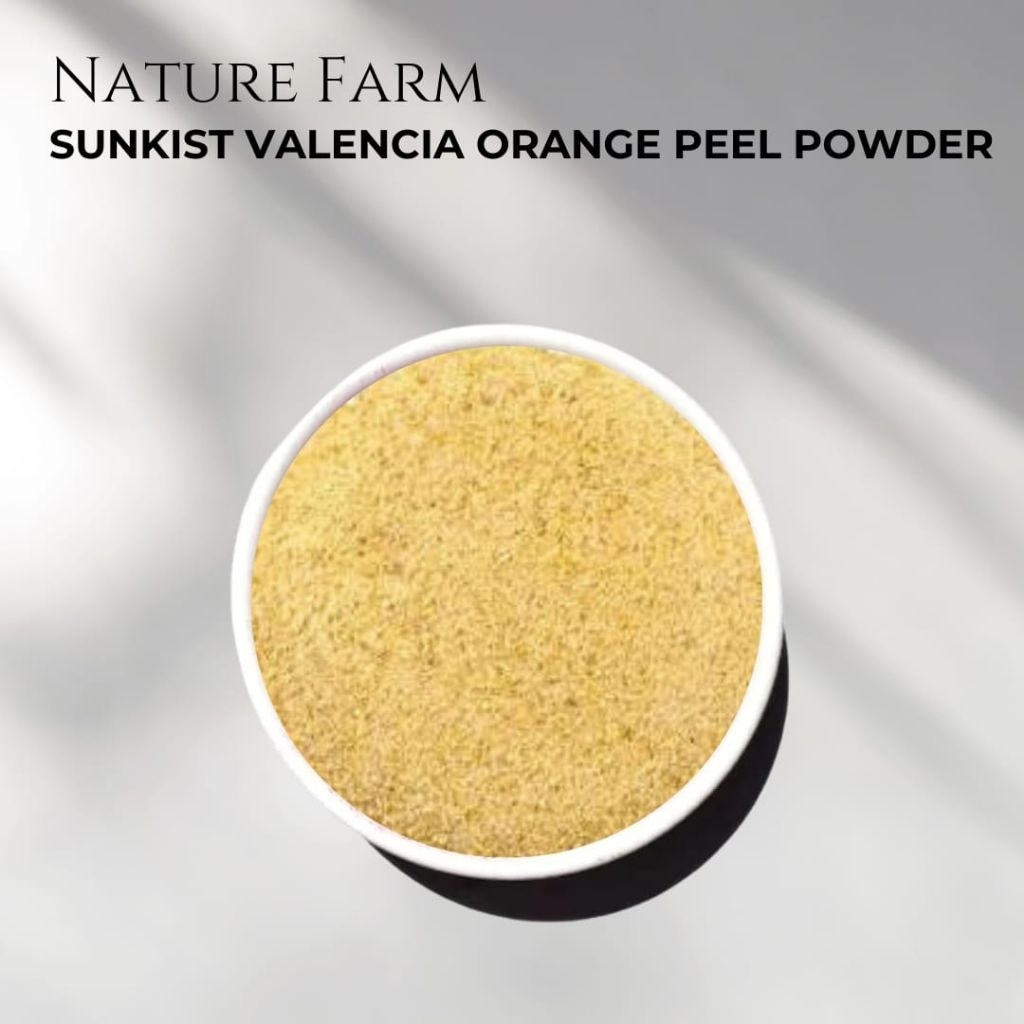 Nature Farm Premium Sunkist Navel/Valencia Orange Peel Powder / Bubuk Kulit Jeruk Sunkist Navel/Vale