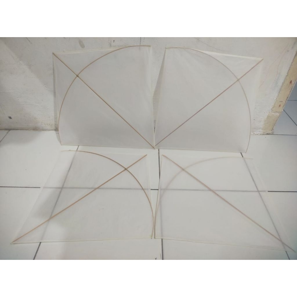 Layangan Seot putih polos