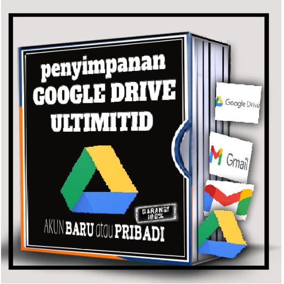 penyimpanan - GOOGLE DRIVE UNLIMITED 1tb LIFETIME LEGAL PRIBADI PRIVATE