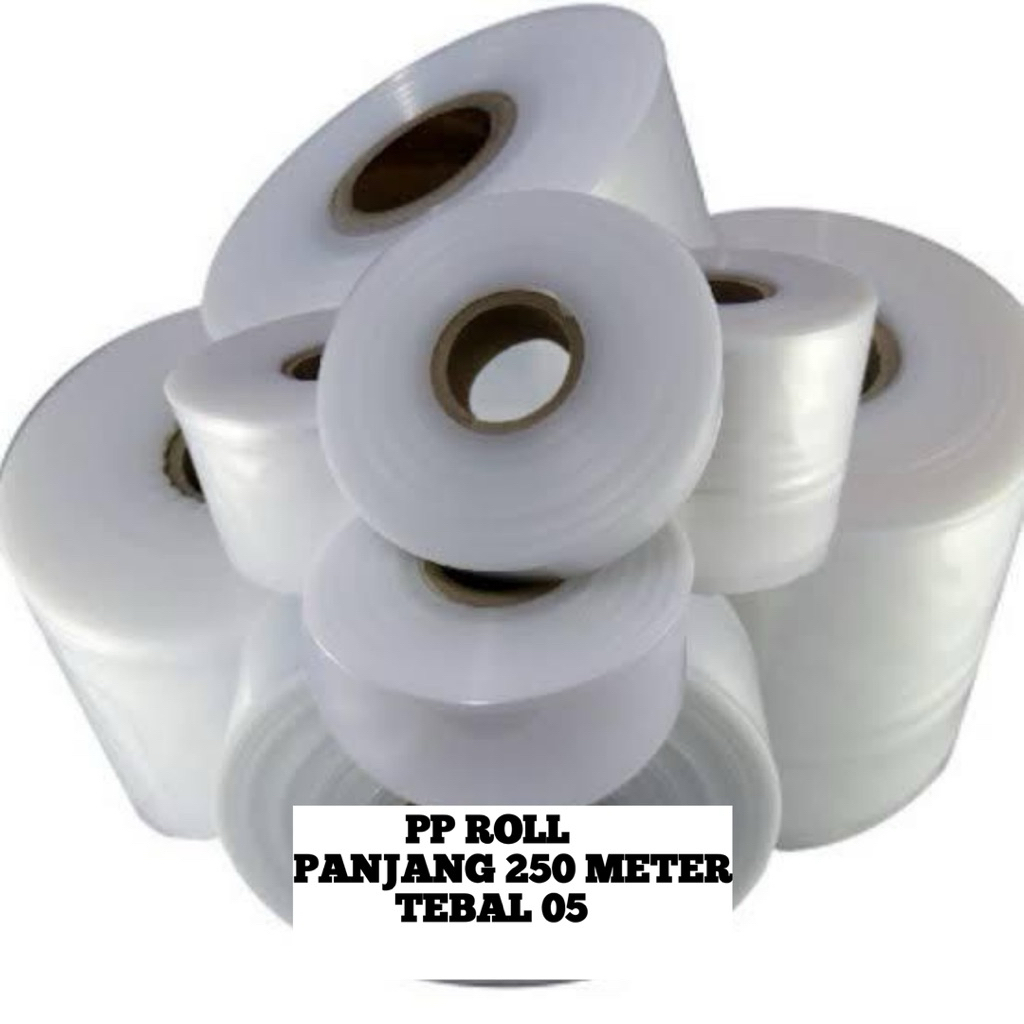 Plastik PP Putih Bening 1 Roll Tebal 05