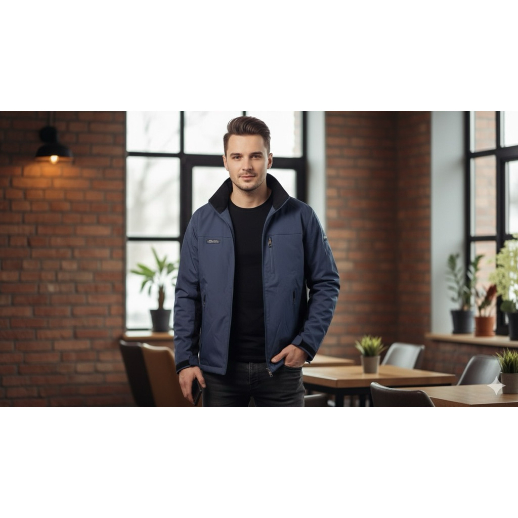 jaket motor windbreakers activ colab fnc kolon