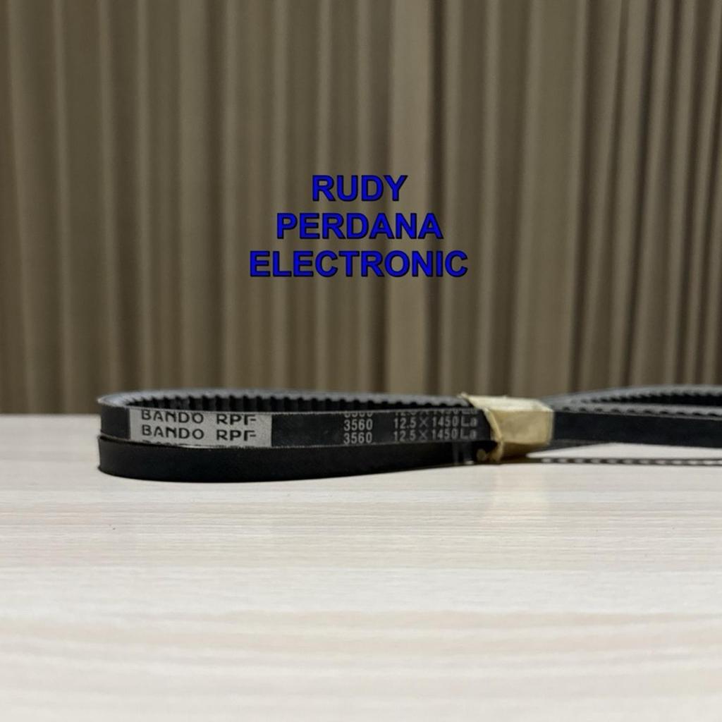 V-BELT V VAN FAN PAN BELT VBELT VANBELT FANBELT PANBELT TALI KIPAS KARET GIGI BANDO RPF 3560 12.5 X 