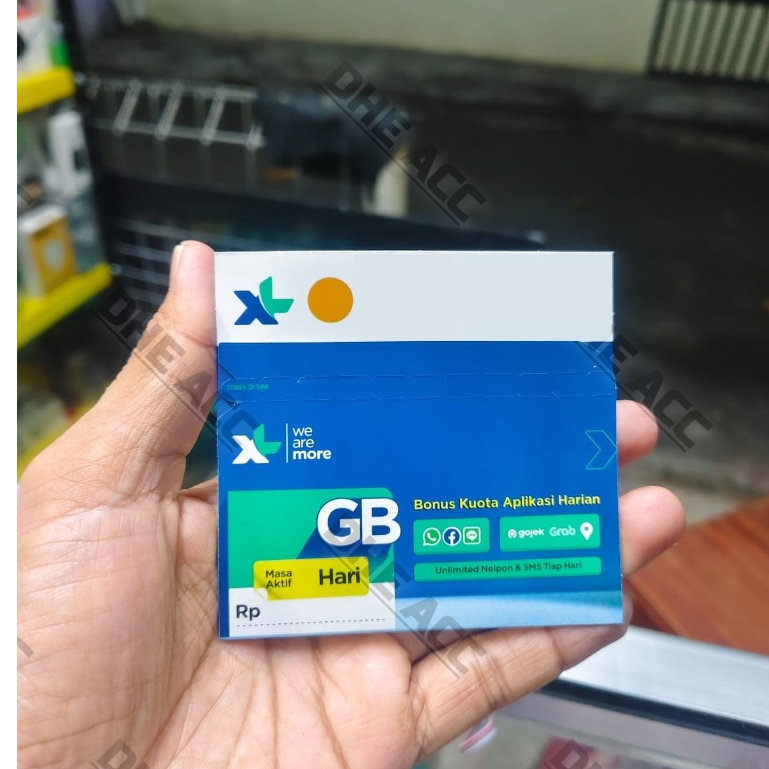 Kartu Perdana XL / SP XL Biasa 0K SEGEL Kosongan