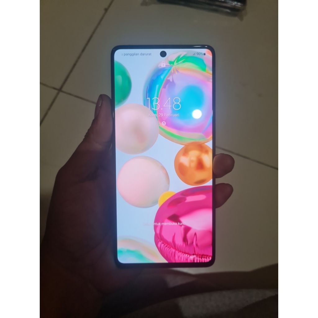 lcd samsung a71 ori copotan