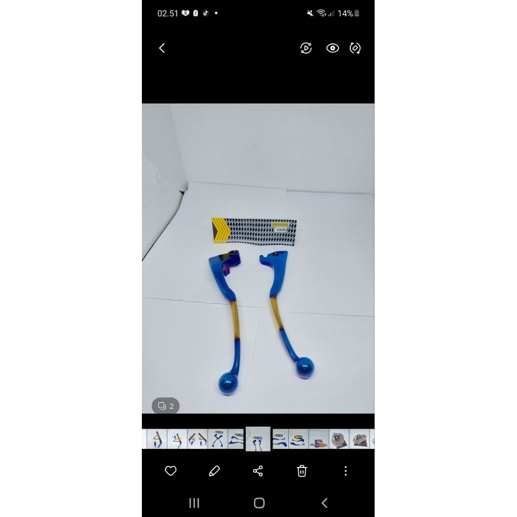 Handle Rem Variasi Twotone Vixion Old dan NVA NVL Vixion New