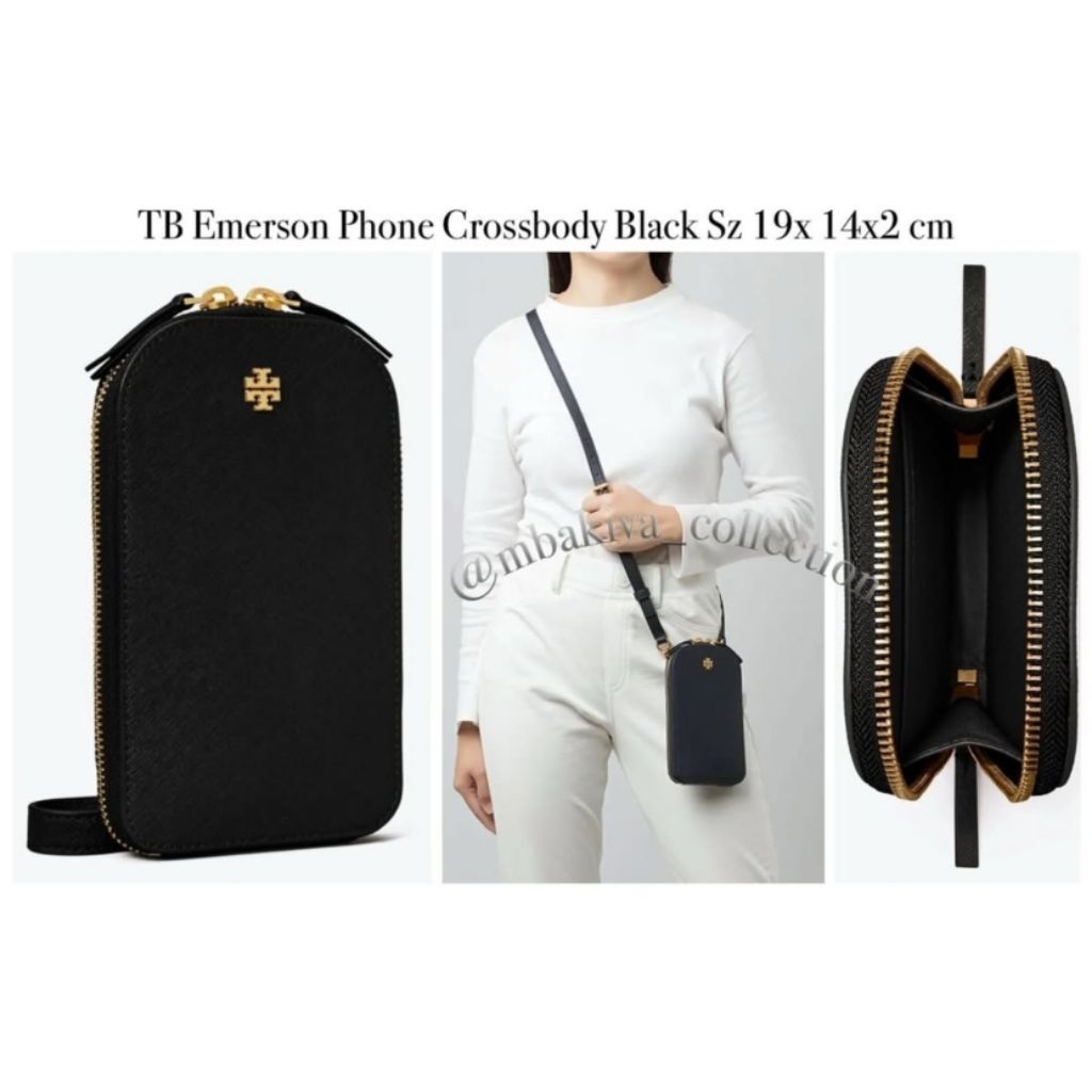 TB Emerson Phone Crossbody Black
