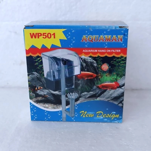 MESIN FILTER AQUARIUM - FILTER GANTUNG AQUARIUM TYPE 501 UKURAN KECIL