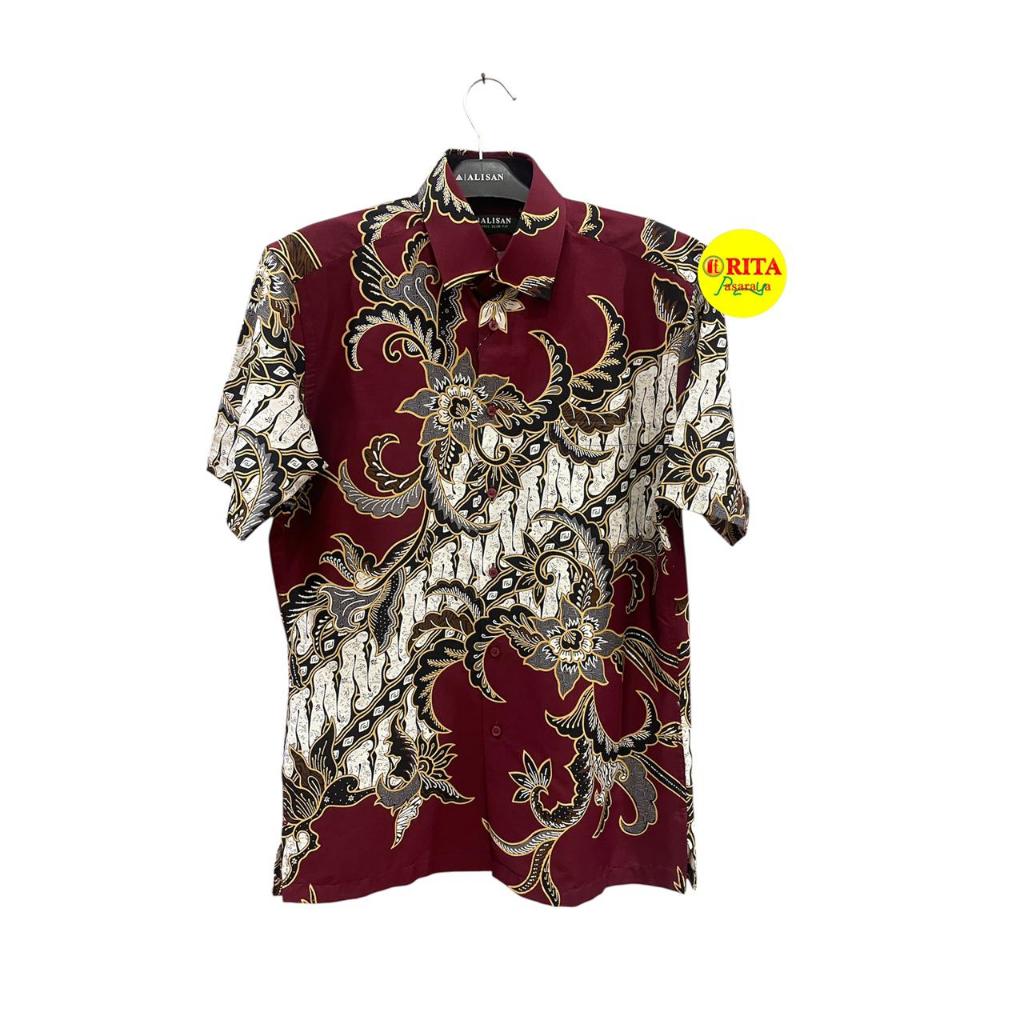 Alisan Kemeja Batik Lengan Pendek