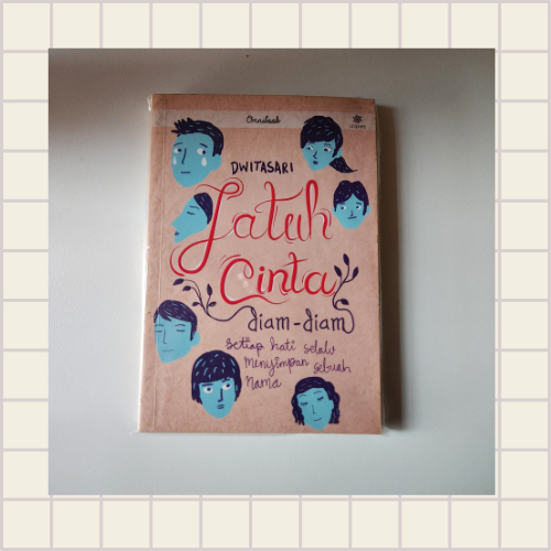 Buku Novel Jatuh Cinta Diam-Diam Preloved