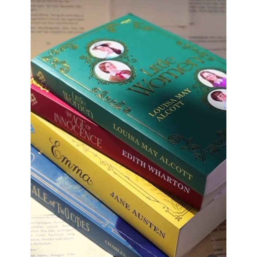 KOLEKSI LENGKAP Novel Klasik Mizan: Pride and Prejudice / Emma / Little Women / Northanger Abbey / A